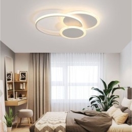 Rund, Innfelt Lampe, Moderne Akryl Taklampe