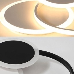 Rund, Innfelt Lampe, Moderne Akryl Taklampe