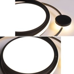 Moderne Sirkulær Innfelt Taklampe