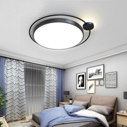 Enkel, Rund, Innfelt Lampe I Akryl