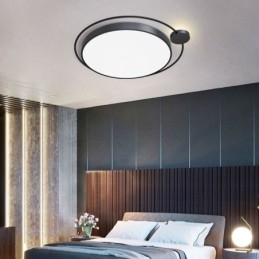 Enkel, Rund, Innfelt Lampe I Akryl
