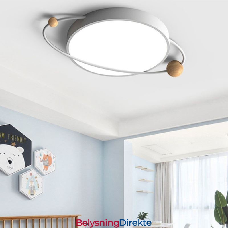 Moderne Rund Taklampe Planet Innfelt Lampe