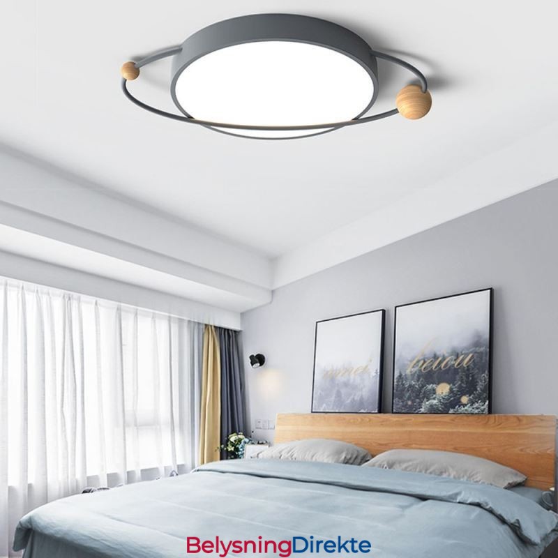 Moderne Rund Taklampe Planet Innfelt Lampe