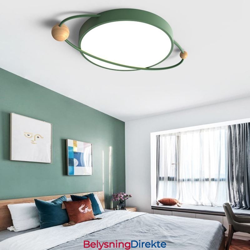 Moderne Rund Taklampe Planet Innfelt Lampe