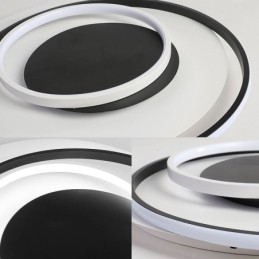 Uregelmessig Rund Innfelt Taklampe