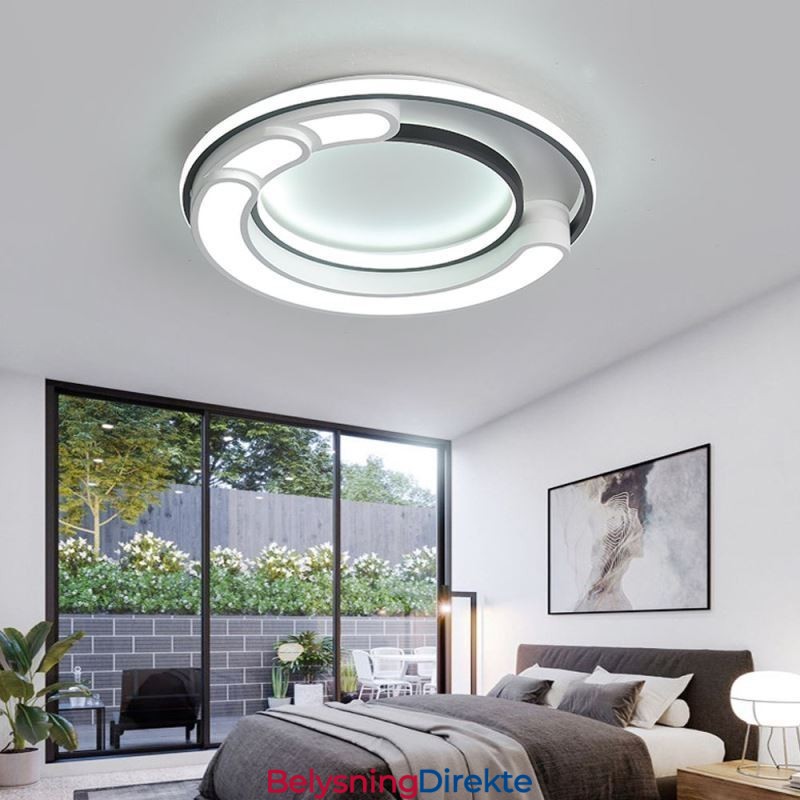 Sirkulær Innfelt Lampe I Akryl