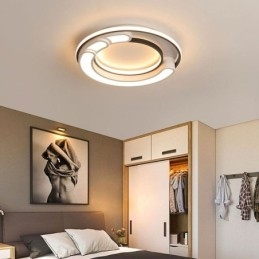 Sirkulær Innfelt Lampe I Akryl