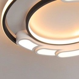 Sirkulær Innfelt Lampe I Akryl