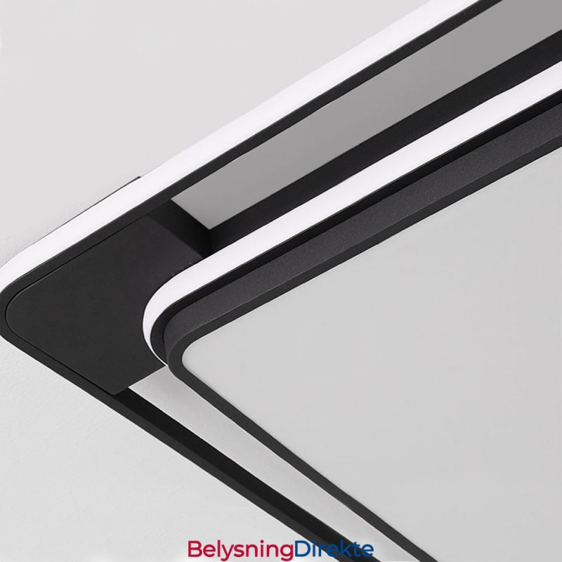 Moderne Minimalistisk Innfelt Belysning Firkantet Taklampe