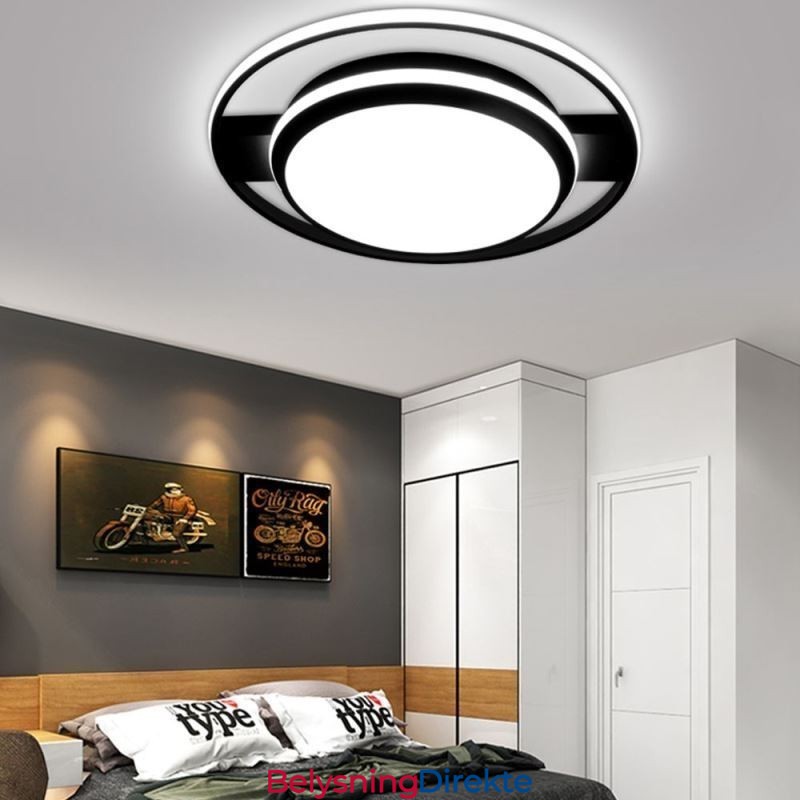 Moderne Minimalistisk Innfelt Lampe Rundt Taklampe