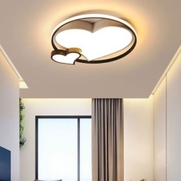 Dobbelt Hjerter Innfelt Taklampe Dekorativ Belysning