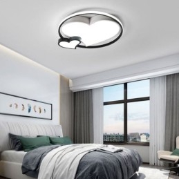 Dobbelt Hjerter Innfelt Taklampe Dekorativ Belysning
