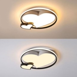 Dobbelt Hjerter Innfelt Taklampe Dekorativ Belysning