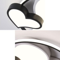 Dobbelt Hjerter Innfelt Taklampe Dekorativ Belysning
