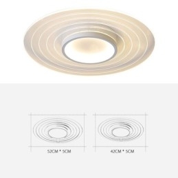 Moderne, Sirkulær, Innfelt Taklampe, Minimalistisk Lampe