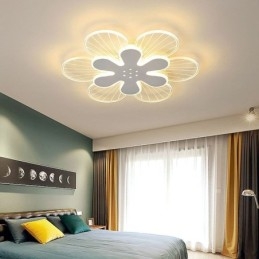 Moderne, Innfelt, Vakker, Blomsterdekorativ Taklampe