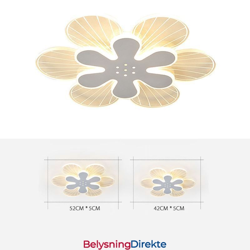 Moderne, Innfelt, Vakker, Blomsterdekorativ Taklampe