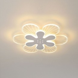 Moderne, Innfelt, Vakker, Blomsterdekorativ Taklampe