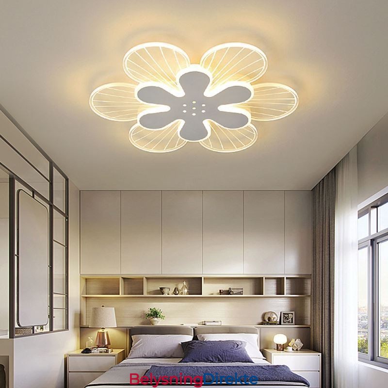 Moderne, Innfelt, Vakker, Blomsterdekorativ Taklampe