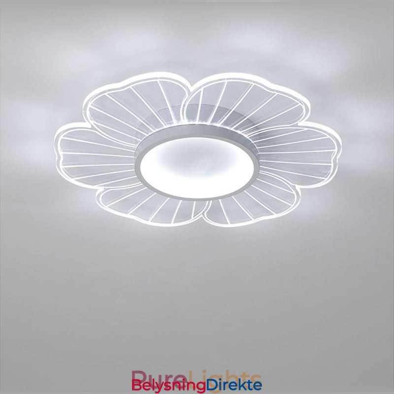 Minimalistisk Taklampe Med Kronblad, Kreativ Dekorasjon