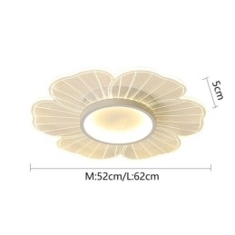 Minimalistisk Taklampe Med Kronblad, Kreativ Dekorasjon