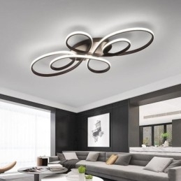 Moderne, Innfelt Taklampe Med Blomsterdesign, Dekorativ Belysning