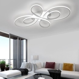 Moderne, Innfelt Taklampe Med Blomsterdesign, Dekorativ Belysning