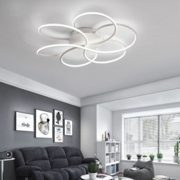 Lineær, Innfelt Taklampe Moderne Blomsterdesignlampe