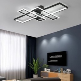 4-Lyss Innfelt Taklampe Moderne Geometrisk Lineær Dekorativ Lampe