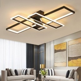 4-Lyss Innfelt Taklampe Moderne Geometrisk Lineær Dekorativ Lampe