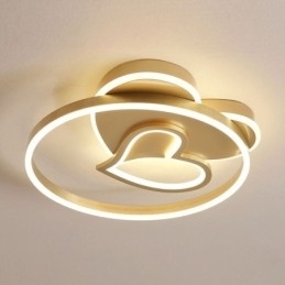 Moderne Innfelt Akryl Dobbeltlags Hjerteformet Taklampe