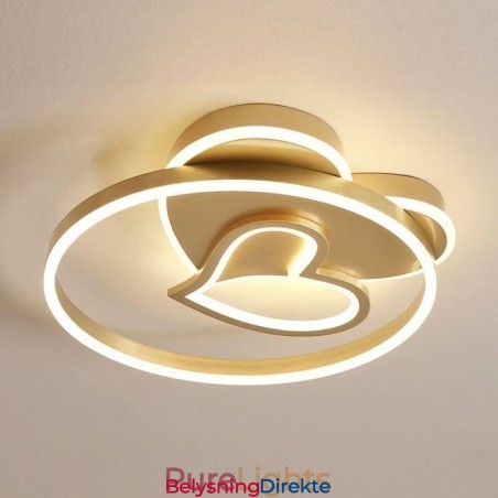 Moderne Innfelt Akryl Dobbeltlags Hjerteformet Taklampe