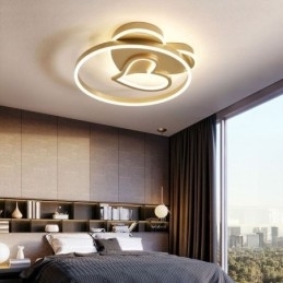 Moderne Innfelt Akryl Dobbeltlags Hjerteformet Taklampe