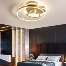 Moderne Innfelt Akryl Dobbeltlags Hjerteformet Taklampe