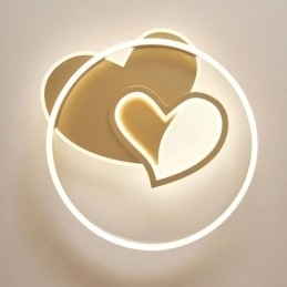 Moderne Innfelt Akryl Dobbeltlags Hjerteformet Taklampe