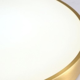 Rund, Innfelt, Moderne, Gyllen Akryl Taklampe