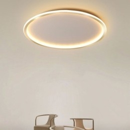 Minimalistisk, Sirkulær Taklampe For Innfelt Montering