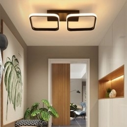 Moderne Minimalistisk Innfelt Akryl Firkantet Ramme Taklampe