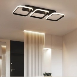 Moderne Minimalistisk Innfelt Akryl Firkantet Ramme Taklampe