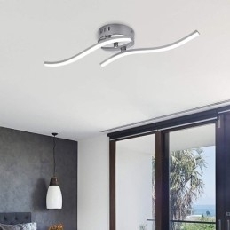 Moderne, Enkel, Innfelt Akrylbølgeformet Taklampe