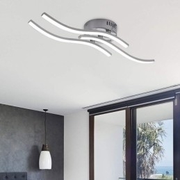 Moderne, Enkel, Innfelt Akrylbølgeformet Taklampe