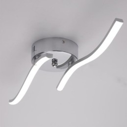 Moderne, Enkel, Innfelt Akrylbølgeformet Taklampe