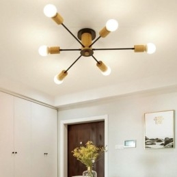 Moderne Magic Beans Innfelt Lysekrone Med Gren I Tre