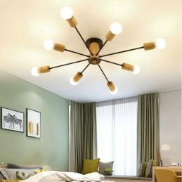 Moderne Magic Beans Innfelt Lysekrone Med Gren I Tre