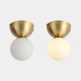 Nordisk Messing Mini Innfelt Taklampe For Foajebelysning