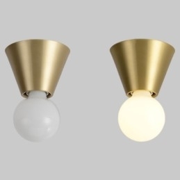 Nordisk Messing Mini Innfelt Taklampe