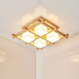 Nordisk Firkantet, Innfelt Taklampe I Gummitre