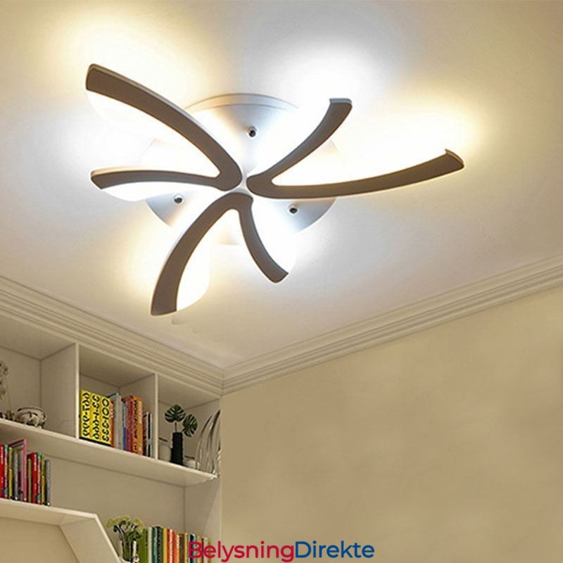 Moderne, Enkel Taklampe Med Løvetannmotiv
