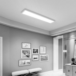 Panelmontert Nordisk Supertynn Rektangulær Taklampe For Innfelling Hjemmebelysning Lys