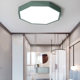 Moderne, Innfelt Taklampe Med Spesiell Sekskantdesign, Ultratynn Lampe